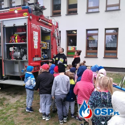 Wizyta w przedszkolu, Kępice 16-09-2019 OSP Ochotnicza Straż Pożarna