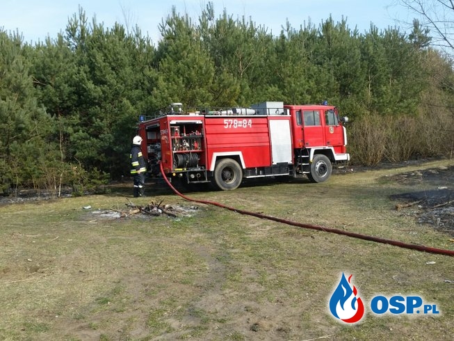 Pożar trawy w miejscowości Dalanówek OSP Ochotnicza Straż Pożarna