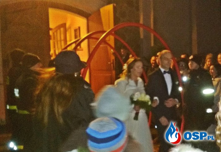 Ślub Druha Strażaka OSP Ochotnicza Straż Pożarna