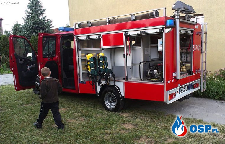 Wizyta naszych strażaków w Domu Pomocy Społecznej w Grabiu OSP Ochotnicza Straż Pożarna