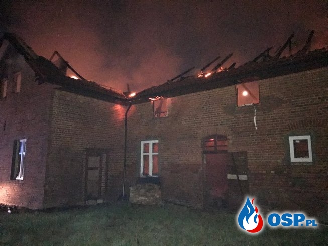 Pożar budynku mieszkalnego w Stokach OSP Ochotnicza Straż Pożarna