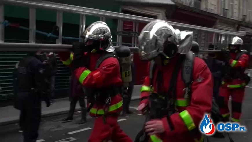 Dwóch strażaków zginęło w wybuchu gazu w centrum Paryża OSP Ochotnicza Straż Pożarna