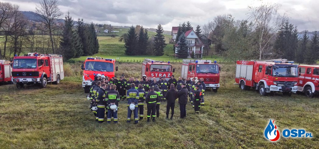 Płonął kompleks leśny - Ćwiczenia OSP Ochotnicza Straż Pożarna