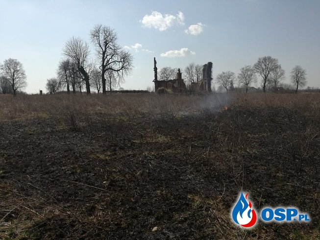 Pożar traw, kolejny wyjazd... OSP Ochotnicza Straż Pożarna