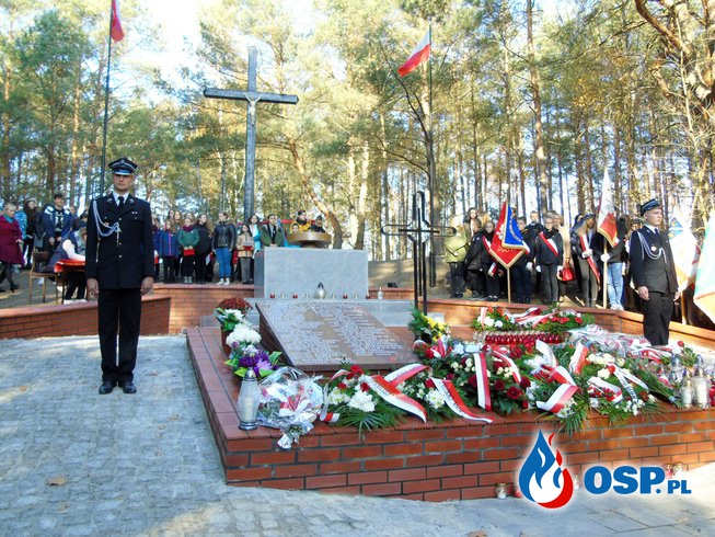 79 rocznica zbrodni hitlerowskiej na Wzgórzach Morzewskich OSP Ochotnicza Straż Pożarna