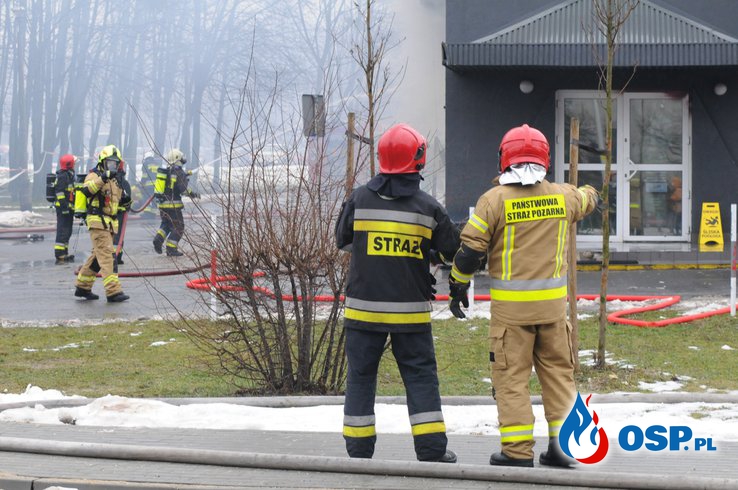 Pożar Żabki w Opolu. Ogień zajął cały sklep. OSP Ochotnicza Straż Pożarna