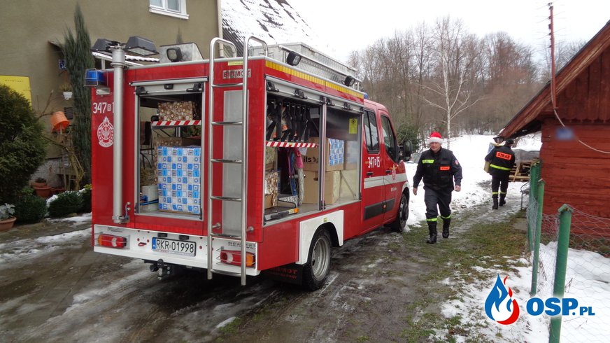 Strażacy ze Szachetną Paczką w gminie Chorkówka OSP Ochotnicza Straż Pożarna