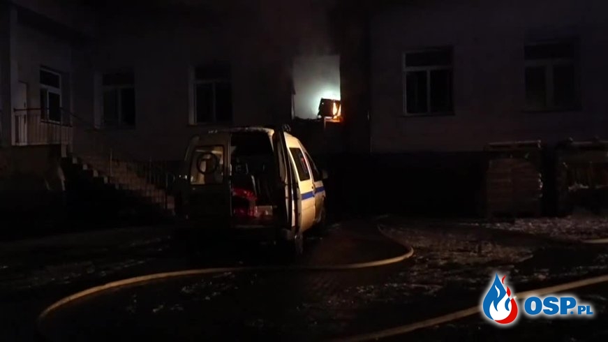 4 osoby zginęły, ponad 20 rannych. Tragiczny pożar hospicjum w Chojnicach. OSP Ochotnicza Straż Pożarna