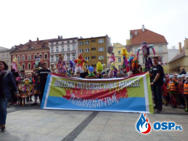 3 Brzeski Integracyjny Marsz - Przeganiamy Zimę OSP Ochotnicza Straż Pożarna