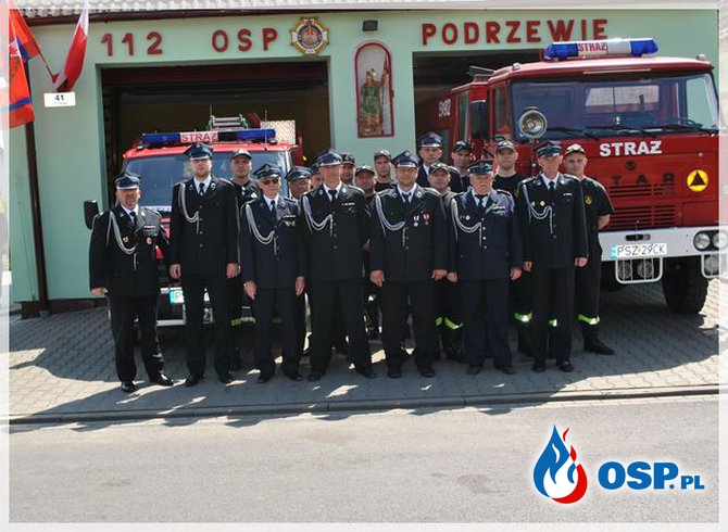 Jubileusz Straży Pożarnej w Podrzewiu. OSP Ochotnicza Straż Pożarna