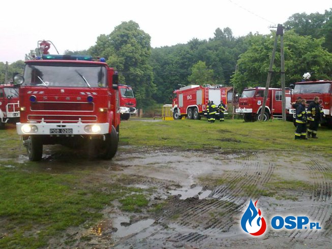 Manewry na terenach leśnych OSP Ochotnicza Straż Pożarna