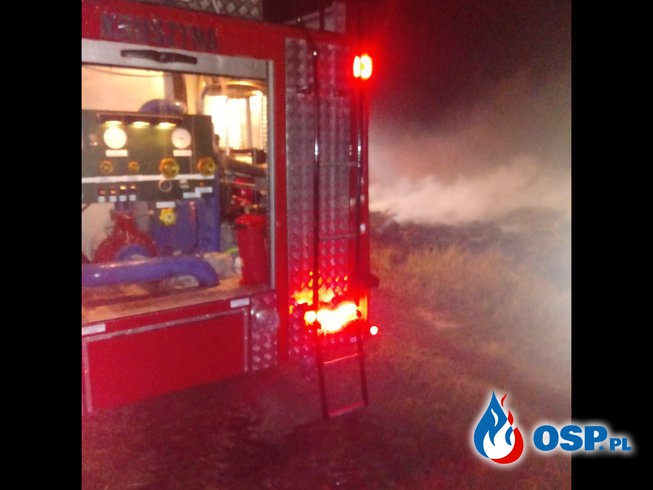 Pożar Stogu Mielno OSP Ochotnicza Straż Pożarna