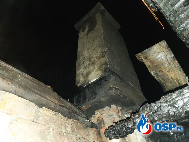 Pożar budynku mieszkalnego w Jugowie OSP Ochotnicza Straż Pożarna