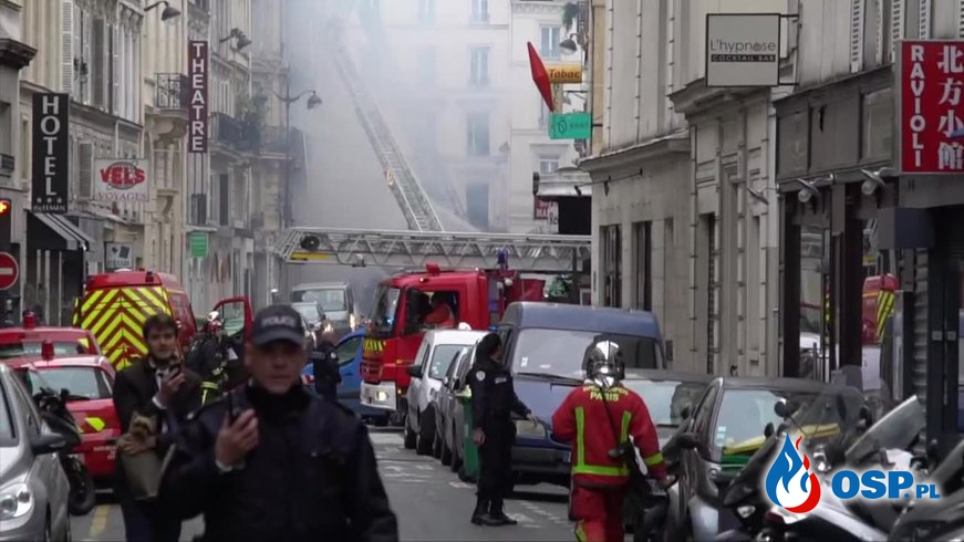 Dwóch strażaków zginęło w wybuchu gazu w centrum Paryża OSP Ochotnicza Straż Pożarna