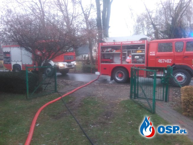 Pożar w budynku mieszkalnym OSP Ochotnicza Straż Pożarna