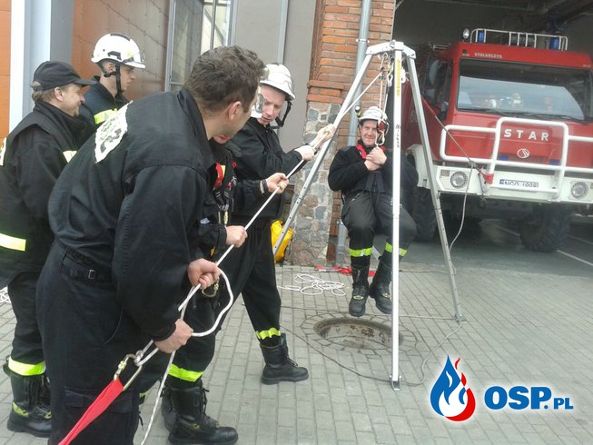 Ćwiczyli ratownictwo wysokościowe OSP Ochotnicza Straż Pożarna