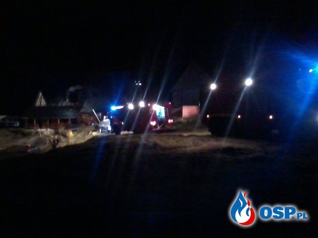 Pożar sauny w Zaboryszkach OSP Ochotnicza Straż Pożarna