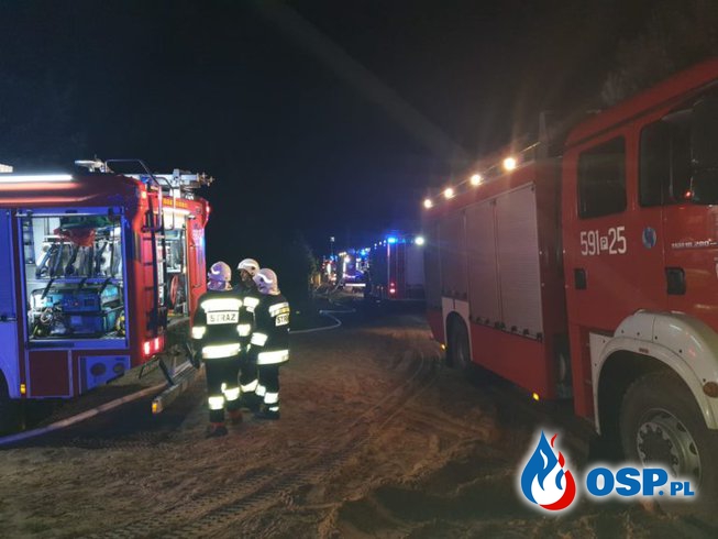 Chojno Młyn – pożar budynku mieszkalnego OSP Ochotnicza Straż Pożarna