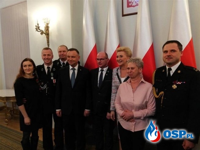 Strażak OSP Annopol uhonorowany przez prezydenta RP za bohaterską akcję OSP Ochotnicza Straż Pożarna