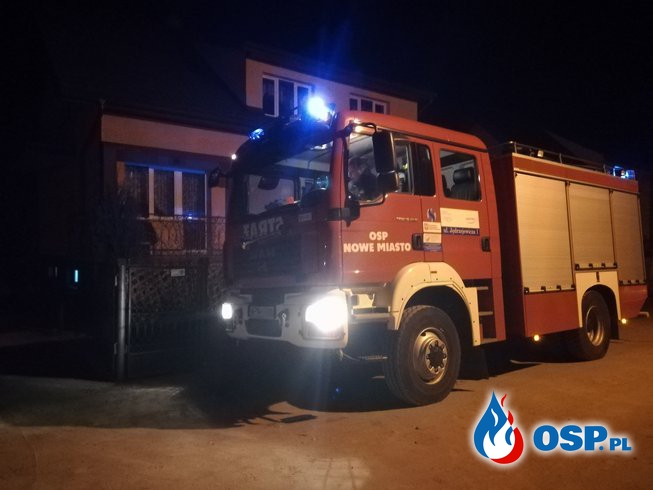 Pożar sadzy Nowe Miasto OSP Ochotnicza Straż Pożarna