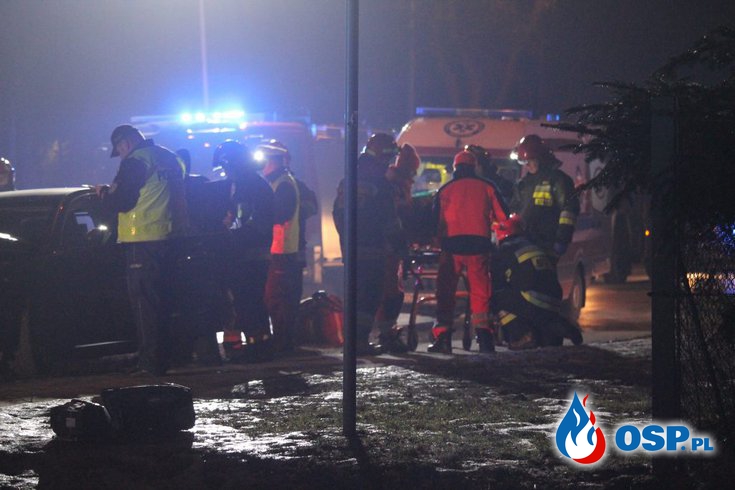 Wypadek z udziałem Beaty Szydło w Oświęcimiu. Zdjęcia z miejsca zdarzenia! OSP Ochotnicza Straż Pożarna