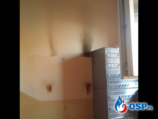 Pożar klatki schodowej w budynku wielorodzinnym w Białej OSP Ochotnicza Straż Pożarna