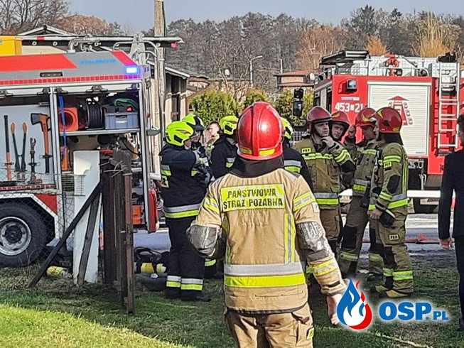 Dwie osoby nie żyją. Tragiczny finał pożaru domu na Śląsku. OSP Ochotnicza Straż Pożarna