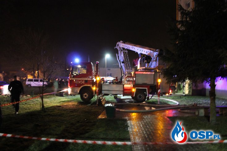 Tragedia w Hrubieszowie. Dwie osoby zginęły w pożarze budynku. OSP Ochotnicza Straż Pożarna