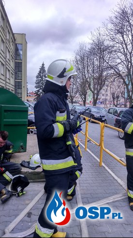 Ćwiczenia wraz z ewakuacją na obiekcie Starostwa Powiatowego w Sokółce OSP Ochotnicza Straż Pożarna