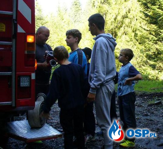 Ćwiczenia MDP grupy chłopców OSP Ochotnicza Straż Pożarna