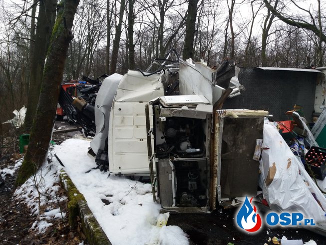 Wypadek droga Barlinek Rychnów OSP Ochotnicza Straż Pożarna