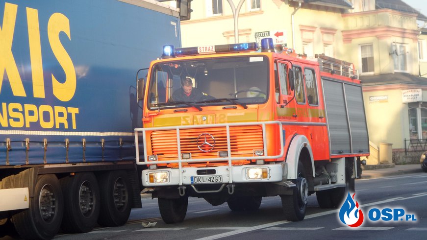 Tragiczny wypadek na DK8 OSP Ochotnicza Straż Pożarna