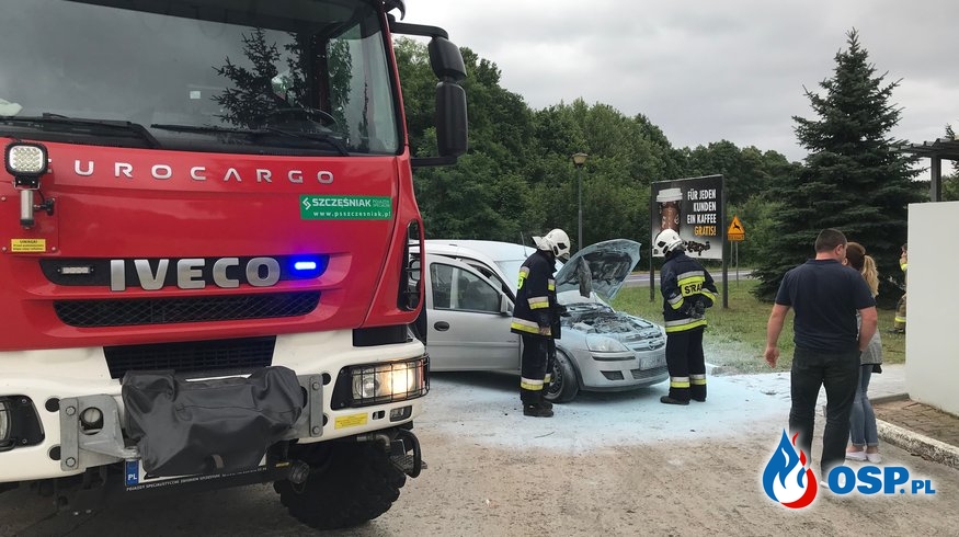 105/2019 Pożar samochodu na DK26 OSP Ochotnicza Straż Pożarna