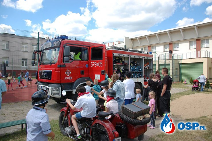 Dzień dziecka w szkole w Szadku OSP Ochotnicza Straż Pożarna