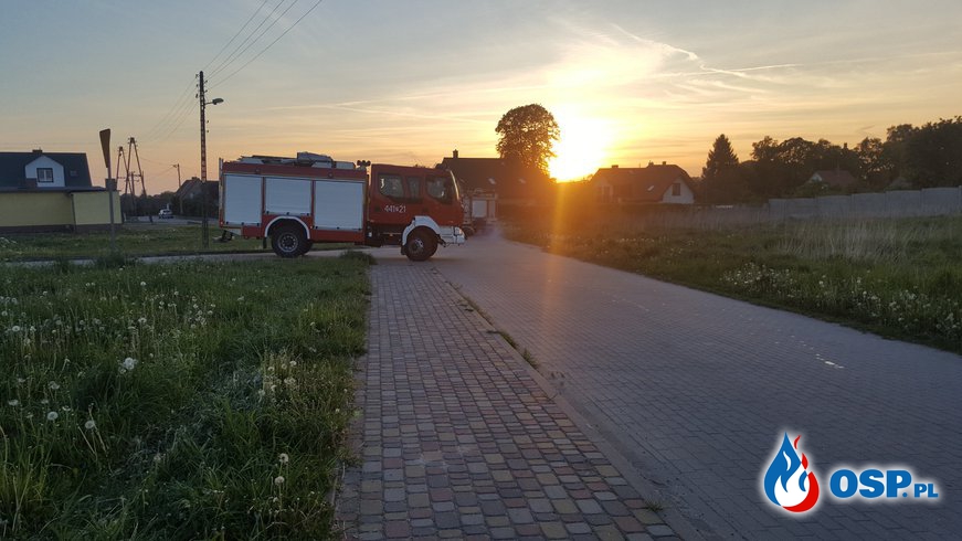 Pożar domu wielorodzinnego w Trzebiatowie OSP Ochotnicza Straż Pożarna