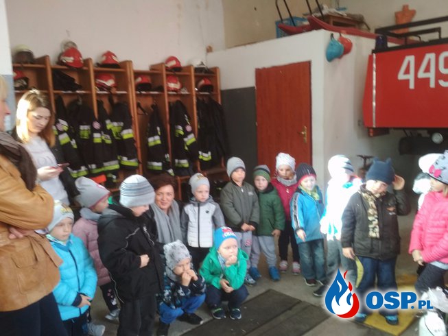 Odwiedziny przedszkolaków OSP Ochotnicza Straż Pożarna