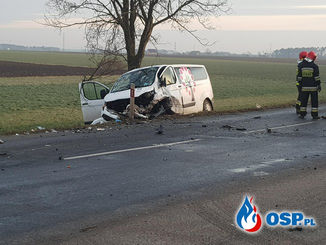 Wypadek na drodze wojewódzkiej nr 432 OSP Ochotnicza Straż Pożarna