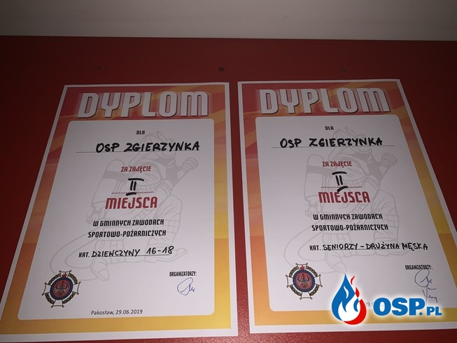 Gminne Zawody Sportowo-Pożarnicze 2019 OSP Ochotnicza Straż Pożarna
