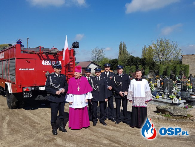 Wizytacja Biskupa Kaliskiego w naszej Parafii OSP Ochotnicza Straż Pożarna