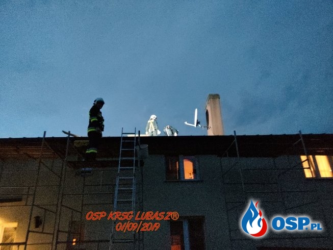 Pracowity wieczór po wichurze OSP Ochotnicza Straż Pożarna