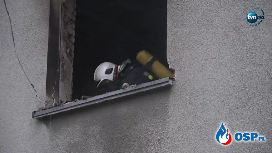 Dwie osoby zginęły po wybuchu gazu w kamienicy w Bytomiu. OSP Ochotnicza Straż Pożarna