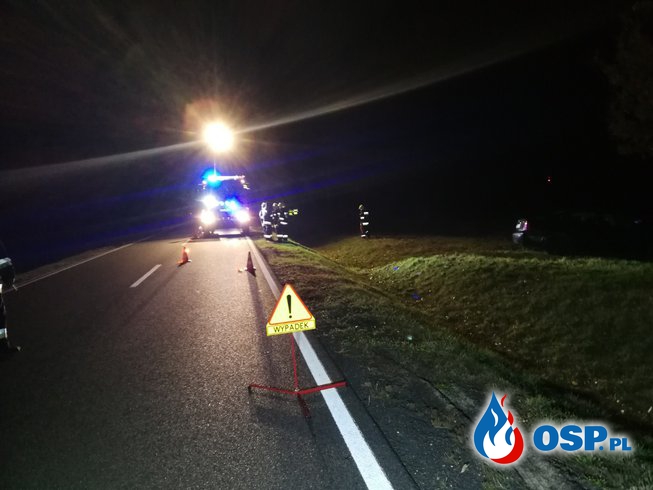 Wypadek na DK31- przerwane działania w Mieszkowicach OSP Ochotnicza Straż Pożarna
