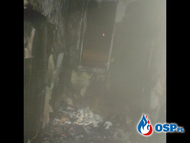Pożar budynku mieszkalnego OSP Ochotnicza Straż Pożarna