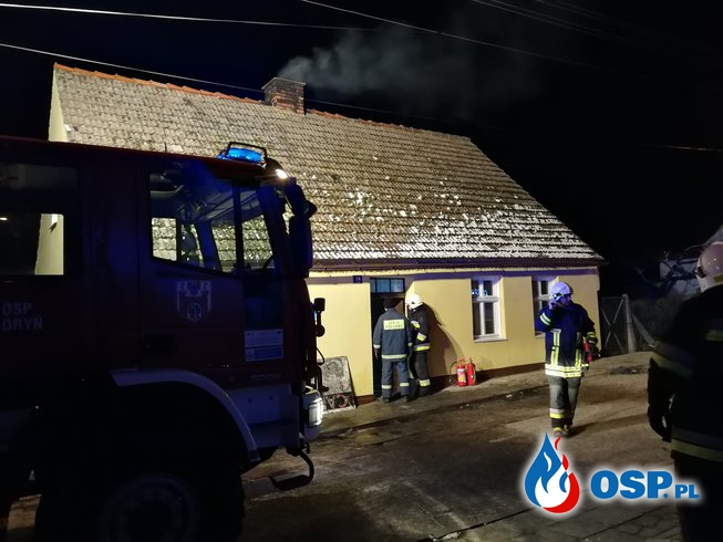 Pożar mógł zniszczyć cały dom OSP Ochotnicza Straż Pożarna