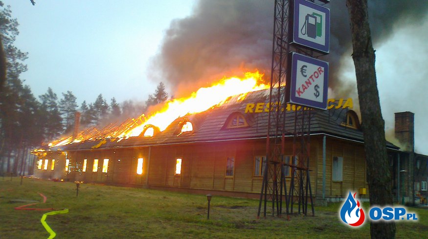Mija rok od pożaru hotelu Sarmata OSP Ochotnicza Straż Pożarna