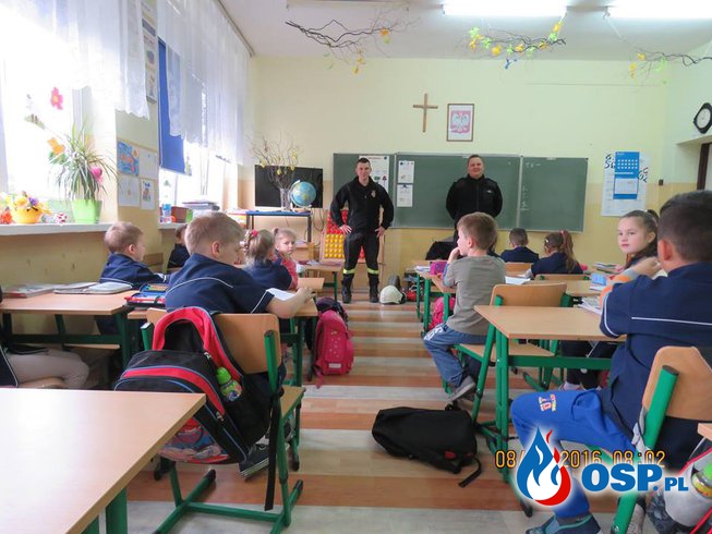 Wizyta w Szkole Podstawowej nr. 2 w Kożuchowie OSP Ochotnicza Straż Pożarna