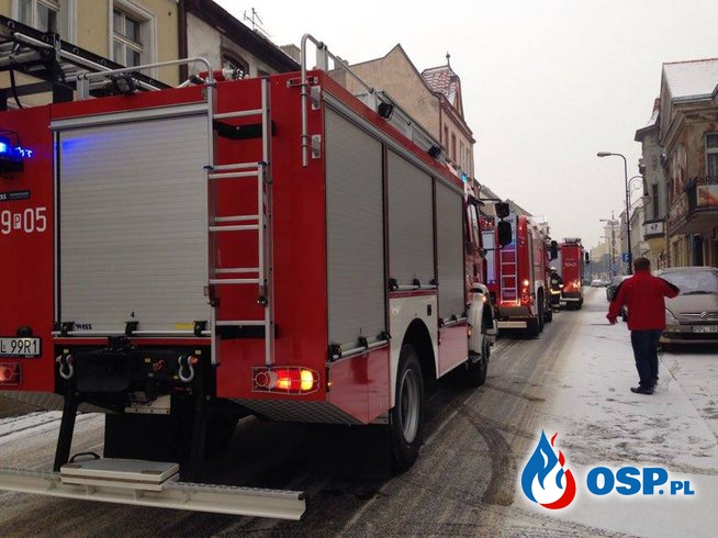 Wybuch pieca w centrum Pleszewa OSP Ochotnicza Straż Pożarna