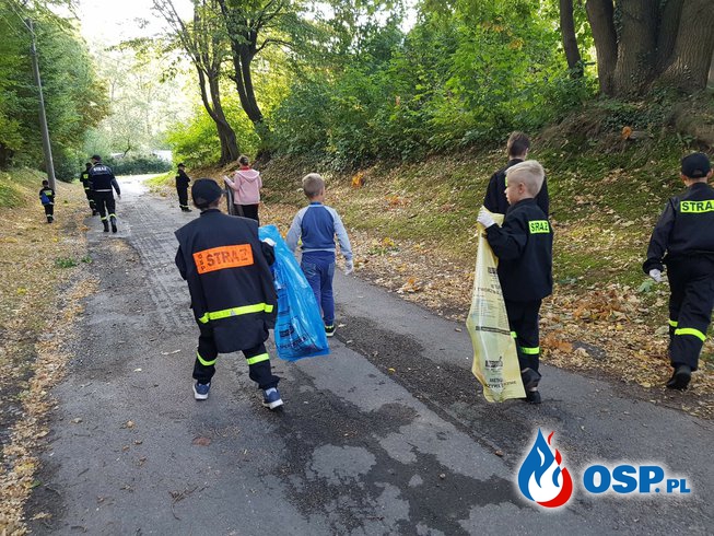 Akcja sprzątania świata OSP Ochotnicza Straż Pożarna