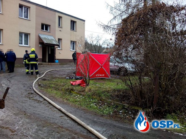 Strażak OSP Trzęsów zginął w pożarze mieszkania OSP Ochotnicza Straż Pożarna