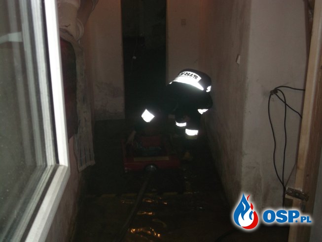 Intensywne opady deszczu OSP Ochotnicza Straż Pożarna